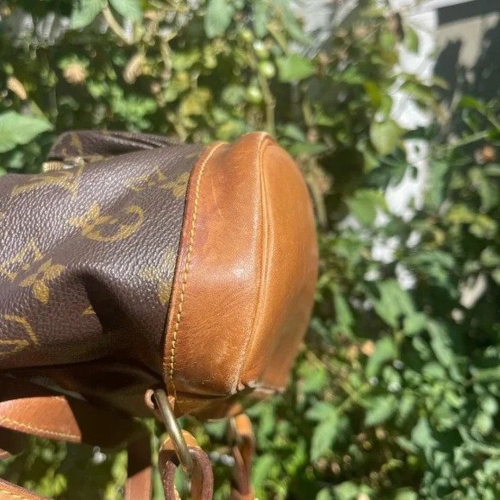 Louis Vuitton LV BackPack Bag Montsouris MM Browns Monogram - Picture 11 of 13